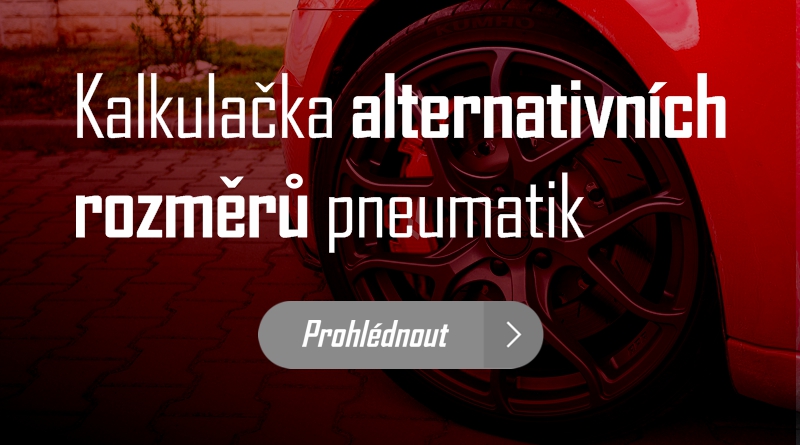 Kalkulačka alternativních rozměrů pneu